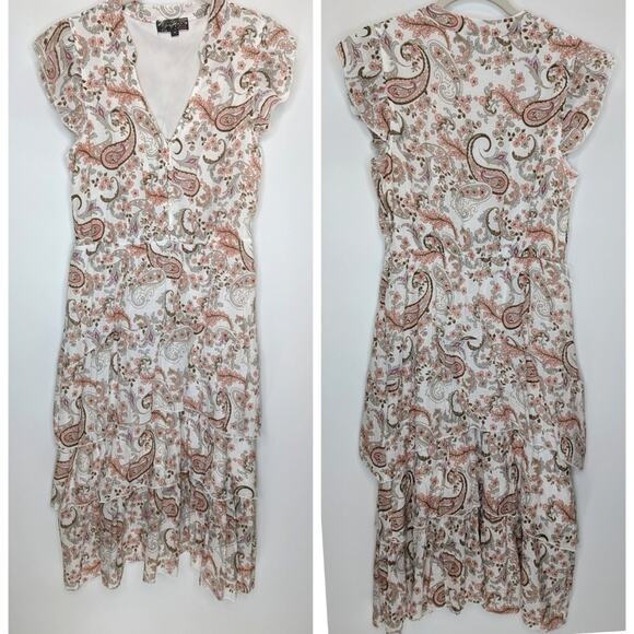 J Glee Tiered Dress | Paisley | 240437 - Picture 1 of 6